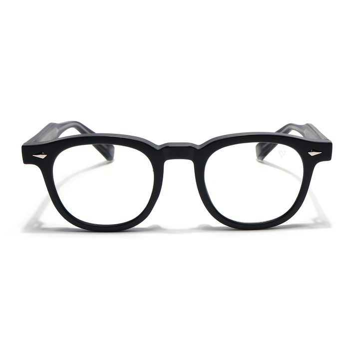 Voyage Matt Black Wayfarer Eyeglasses for Men & Women (99305FMG8182)