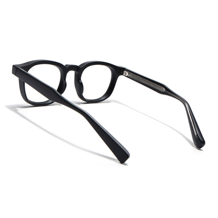 Voyage Matt Black Wayfarer Eyeglasses for Men & Women (99305FMG8182)