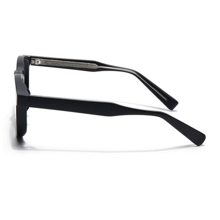 Voyage Matt Black Wayfarer Eyeglasses for Men & Women (99305FMG8182)