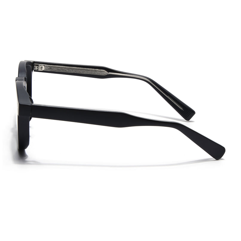 Voyage Matt Black Wayfarer Eyeglasses for Men & Women (99305FMG8182)