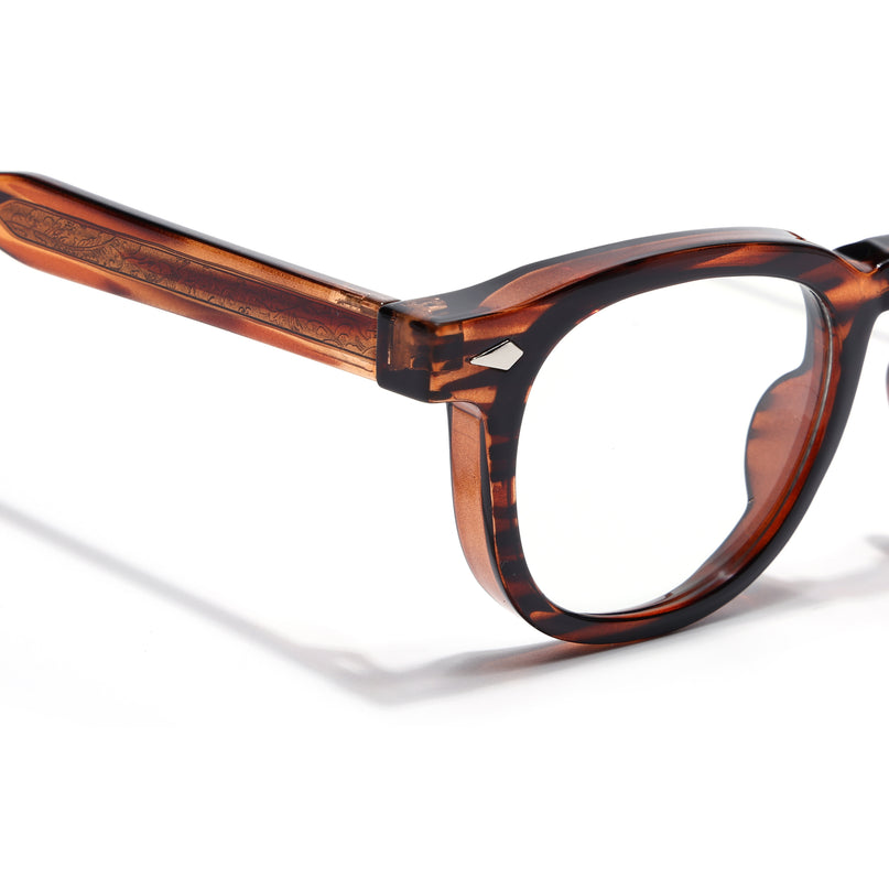 Voyage Demi Brown Wayfarer Eyeglasses for Men & Women (99305FMG8185)