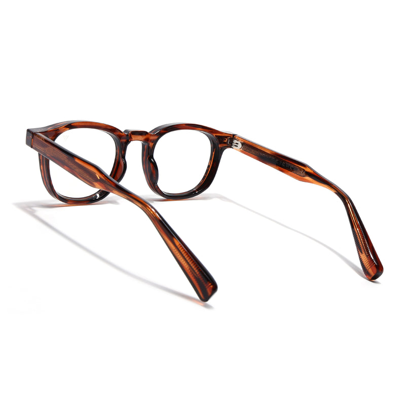 Voyage Demi Brown Wayfarer Eyeglasses for Men & Women (99305FMG8185)
