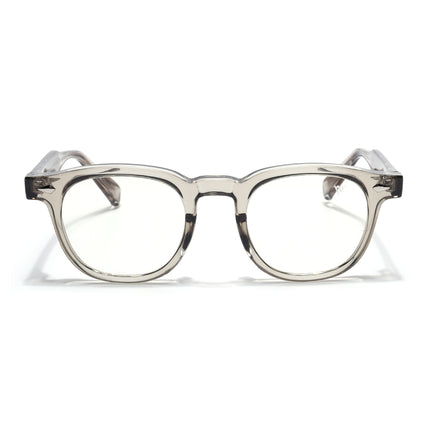 Voyage Light Brown Wayfarer Eyeglasses for Men & Women (99305FMG8186)