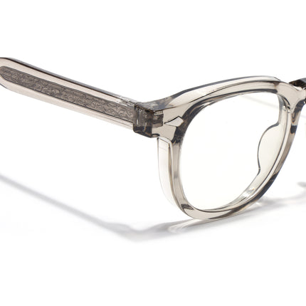 Voyage Light Brown Wayfarer Eyeglasses for Men & Women (99305FMG8186)