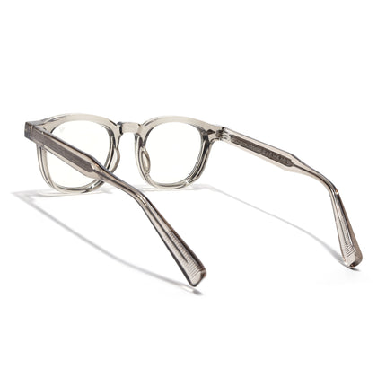 Voyage Light Brown Wayfarer Eyeglasses for Men & Women (99305FMG8186)
