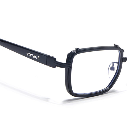 Voyage Black Square Eyeglasses for Men & Women (9930FMG7064-C1)