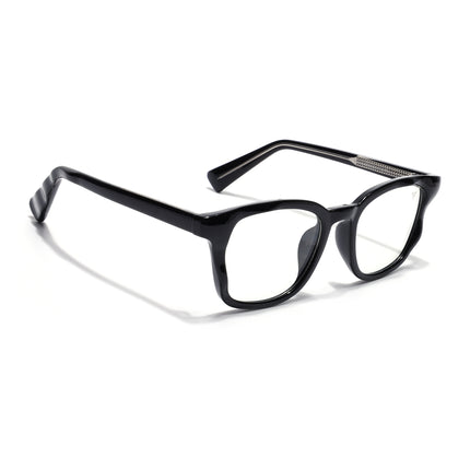 Voyage Shine Black Wayfarer Eyeglasses for Men & Women (99312FMG8187)