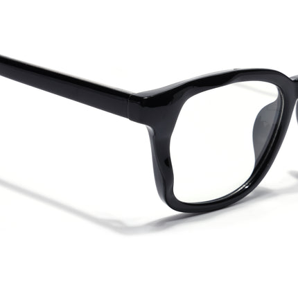 Voyage Shine Black Wayfarer Eyeglasses for Men & Women (99312FMG8187)