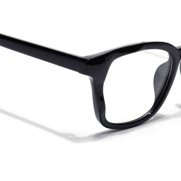 Voyage Shine Black Wayfarer Eyeglasses for Men & Women (99312FMG8187)