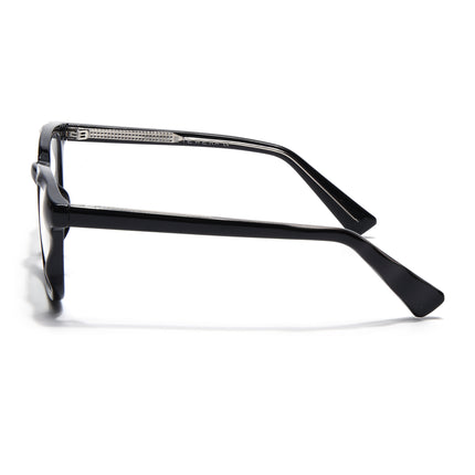 Voyage Shine Black Wayfarer Eyeglasses for Men & Women (99312FMG8187)