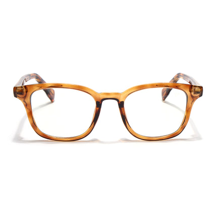 Voyage Orange Wayfarer Eyeglasses for Men & Women (99312FMG8189)