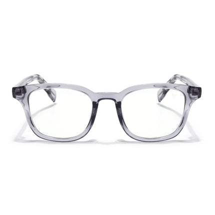 Voyage Grey Wayfarer Eyeglasses for Men & Women (99312FMG8190)