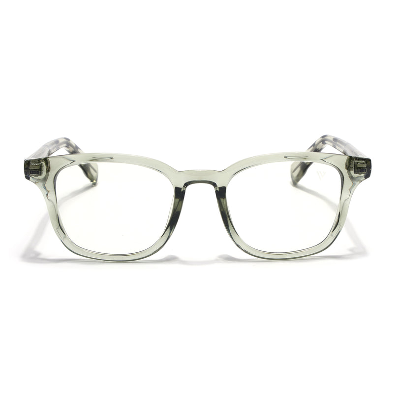 Voyage Green Wayfarer Eyeglasses for Men & Women (99312FMG8191)