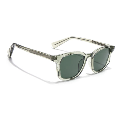 Wayfarer Sunglasses for Men & Women (Green Lens | Green Frame - MG8166)