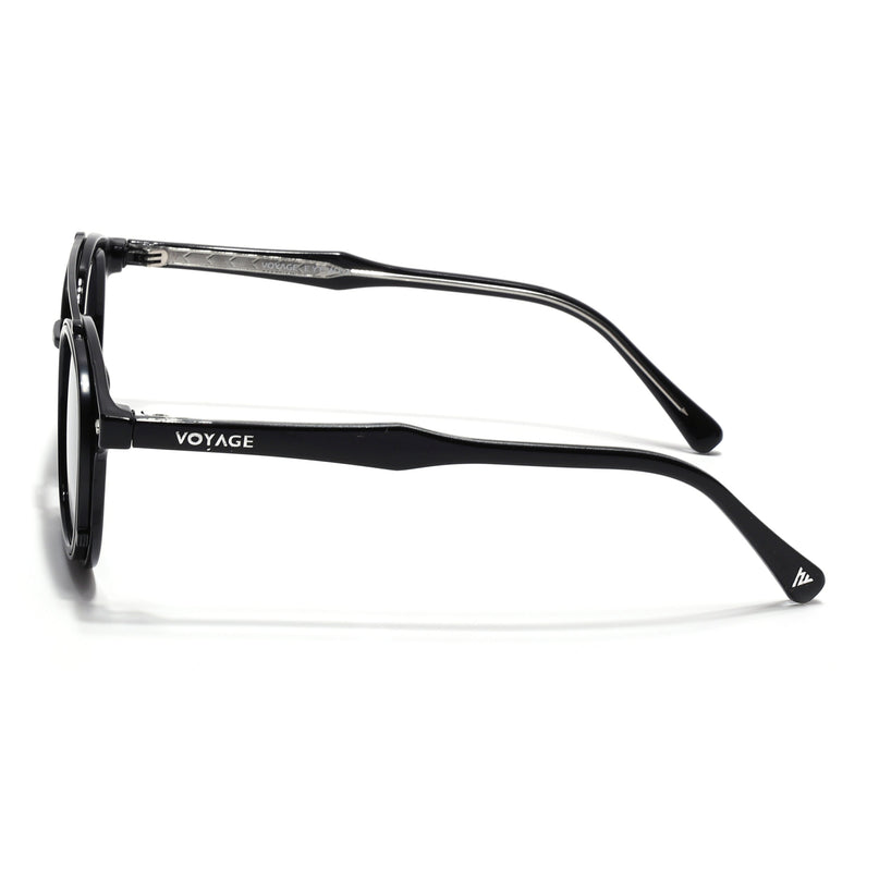 Wayfarer Sunglasses for Men & Women (Grey Lens | Black Frame - MG7105)