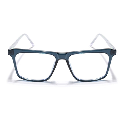 Eyejack Minimals Sea Green Square Eyeglasses for Men & Women (A02FCL1316-C6)