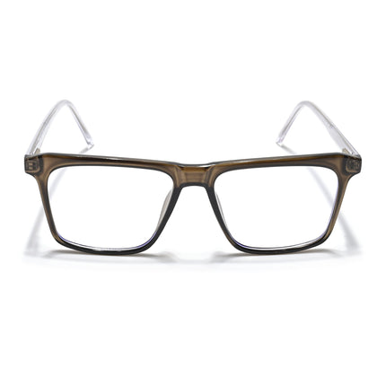 Eyejack Minimals Brown Square Eyeglasses for Men & Women (A02FCL1317-C7)