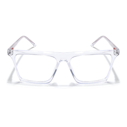 Eyejack Minimals Transparent Square Eyeglasses for Men & Women (A03FCL1320-C3)