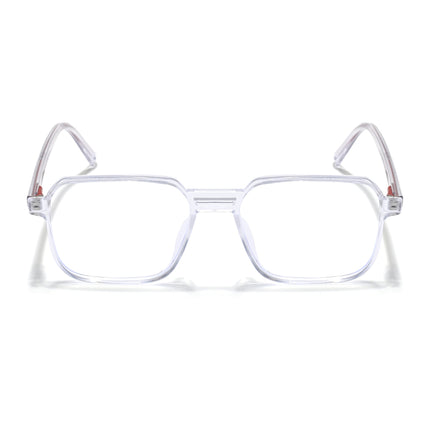 Eyejack Minimals Transparent Square Eyeglasses for Men & Women (A05FCL1334-C3)