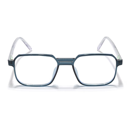 Eyejack Minimals Sea Green Square Eyeglasses for Men & Women (A05FCL1337-C6)