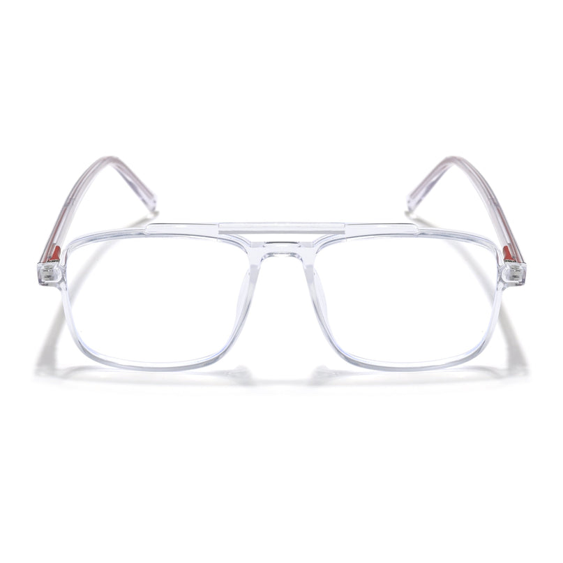 Eyejack Minimals Transparent Wayfarer Eyeglasses for Men & Women (A06FCL1341-C3)