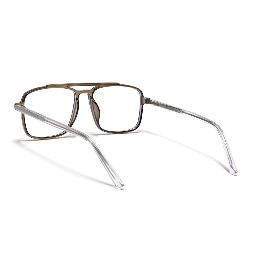 Eyejack Minimals Brown Wayfarer Eyeglasses for Men & Women (A06FCL1345-C7)