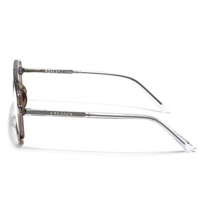 Eyejack Minimals Brown Wayfarer Eyeglasses for Men & Women (A06FCL1345-C7)