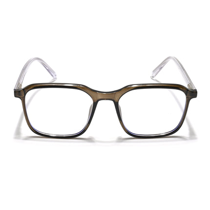Eyejack Minimals Brown Square Eyeglasses for Men & Women (A08FCL1359-C7)