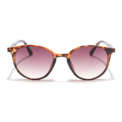 Round Brown & Clear Sunglasses - MG4269