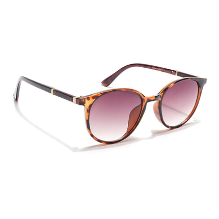 Round Brown & Clear Sunglasses - MG4269