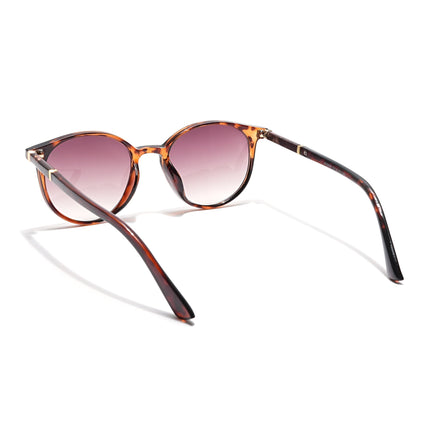 Round Brown & Clear Sunglasses - MG4269