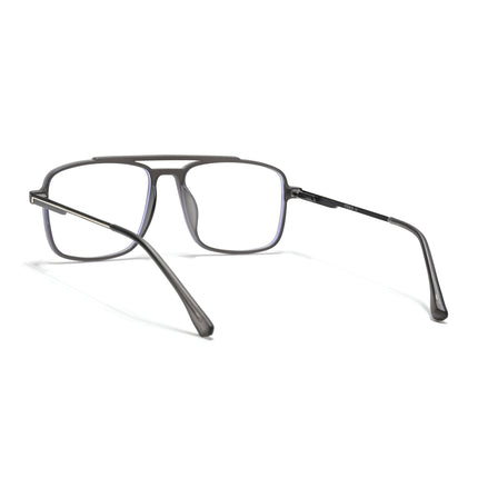 Eyejack Essentials Matt Grey Wayfarer Eyeglasses for Men & Women (B02FCL1382-C2)