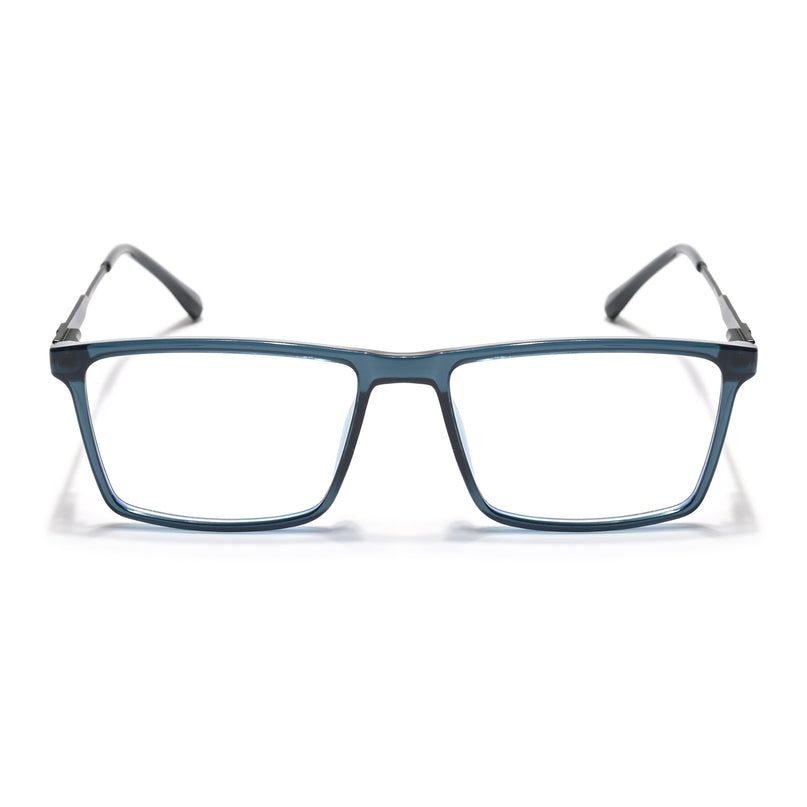 Eyejack Essentials Sea Green Rectangle Eyeglasses for Men & Women (B05FCL1407-C6)