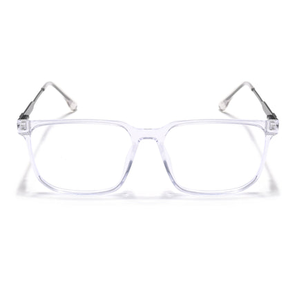 Eyejack Essentials Transparent Wayfarer Eyeglasses for Men & Women (B07FCL1418-C3)