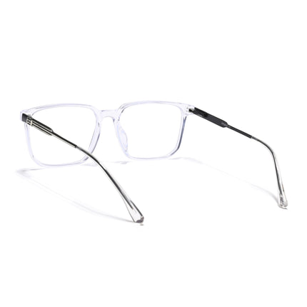 Eyejack Essentials Transparent Wayfarer Eyeglasses for Men & Women (B07FCL1418-C3)
