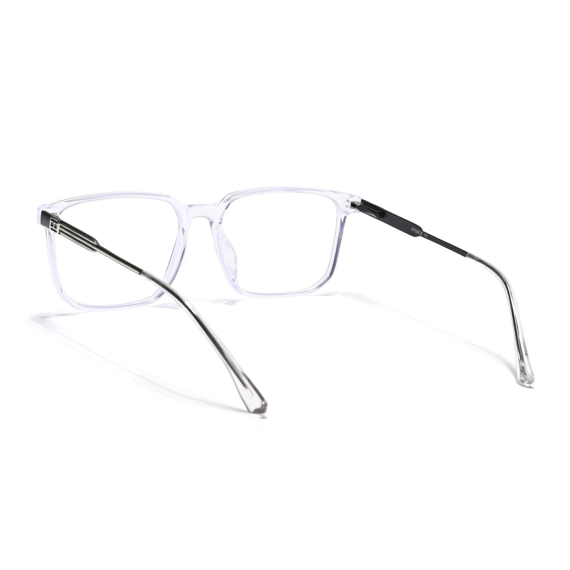Eyejack Essentials Transparent Wayfarer Eyeglasses for Men & Women (B07FCL1418-C3)