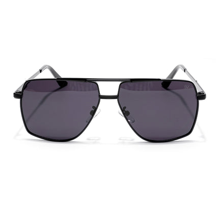 Aviator Sunglasses (Black Lens | Black Frame  - MG5200)