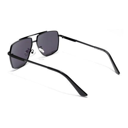 Aviator Sunglasses (Black Lens | Black Frame  - MG5200)