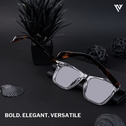 Black Wayfarer Polarized Sunglasses - PMG4187