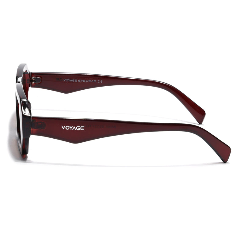 Rectangle Sunglasses for Men & Women (Brown Lens | Brown Frame - MG7346)