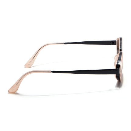 Eyejack Black & Brown Hexagonal Sunglasses for Men & Women (C554CL2231)