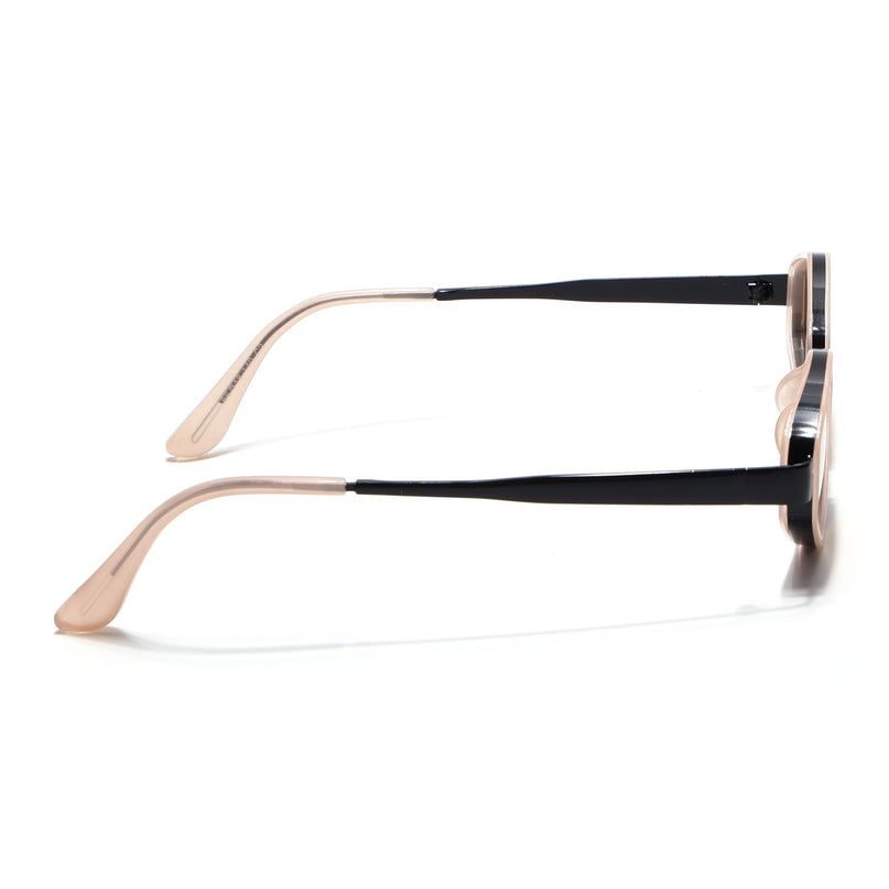 Eyejack Black & Brown Hexagonal Sunglasses for Men & Women (C554CL2231)