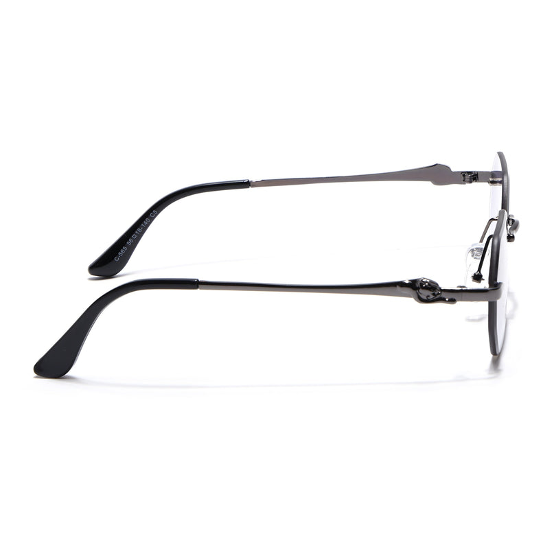 Eyejack Grey Rimless Sunglasses for Men & Women (C565CL2223)