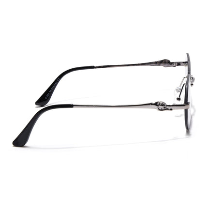 Eyejack Silver Rimless Sunglasses for Men & Women (C565CL2225)