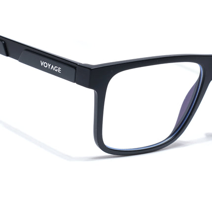 Voyage Black Wayfarer Eyeglasses for Men & Women (CL002FMG8586)