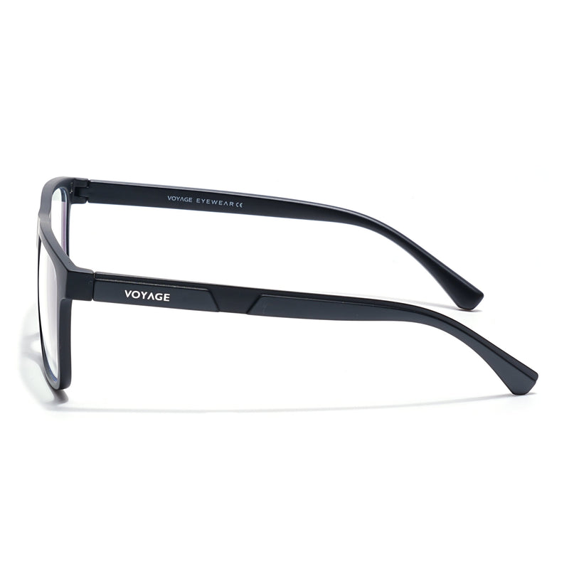 Voyage Black Wayfarer Eyeglasses for Men & Women (CL002FMG8586)