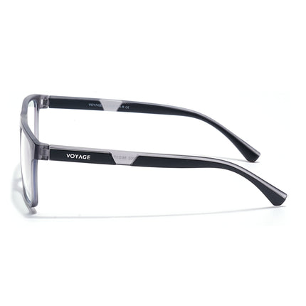 Voyage Grey Wayfarer Eyeglasses for Men & Women (CL002FMG8587)
