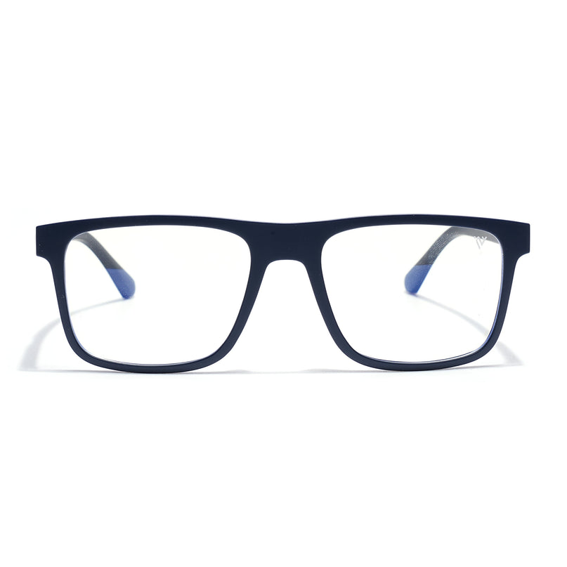 Voyage Blue Wayfarer Eyeglasses for Men & Women (CL002FMG8588)