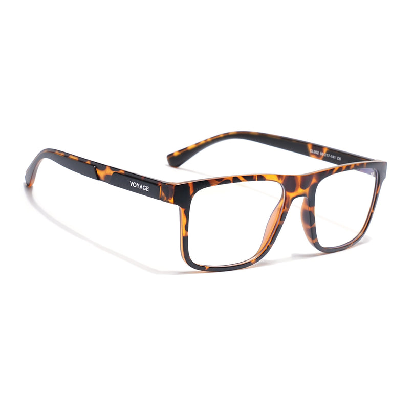 Voyage Demi Brown Wayfarer Eyeglasses for Men & Women (CL002FMG8589)