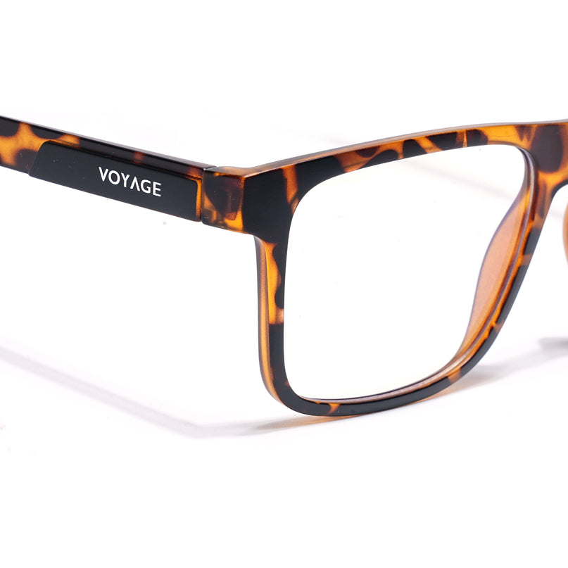 Voyage Demi Brown Wayfarer Eyeglasses for Men & Women (CL002FMG8589)
